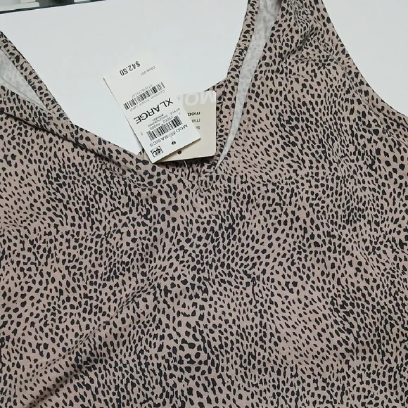 Alfani Leopard Print Bodysuit - Picture 6 of 8